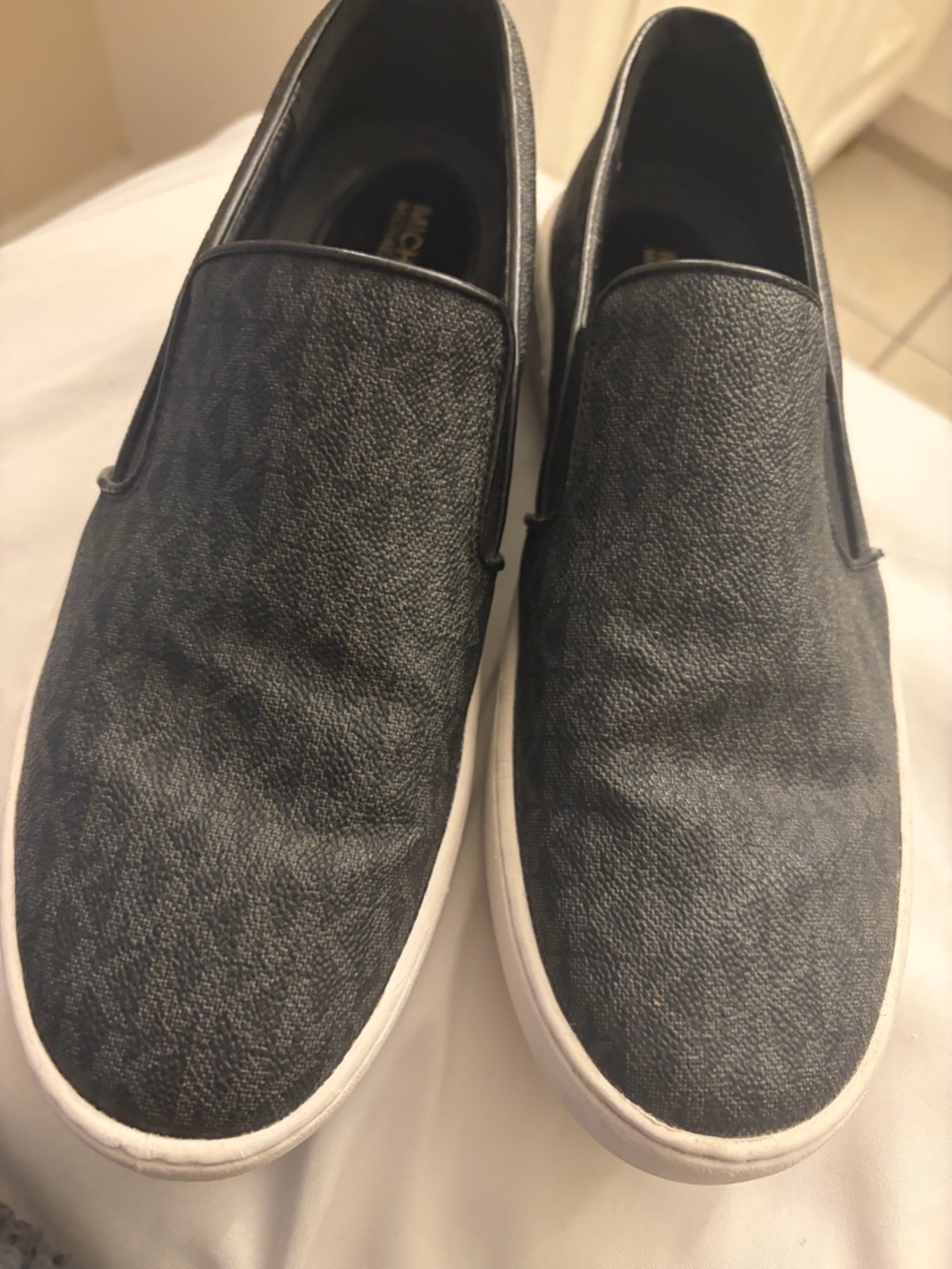 Michael Kors women or men Black Slip-On Sneakers